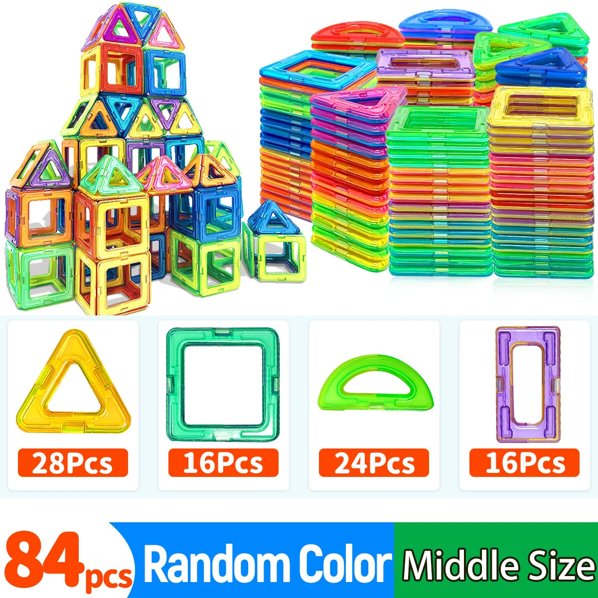 Magnetic Building Tile Sets