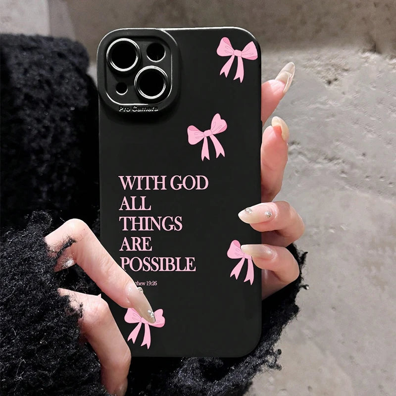 Faith & Bows Phone Case