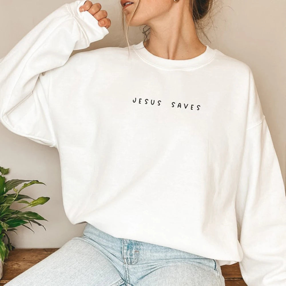 Jesus Saves Crewneck