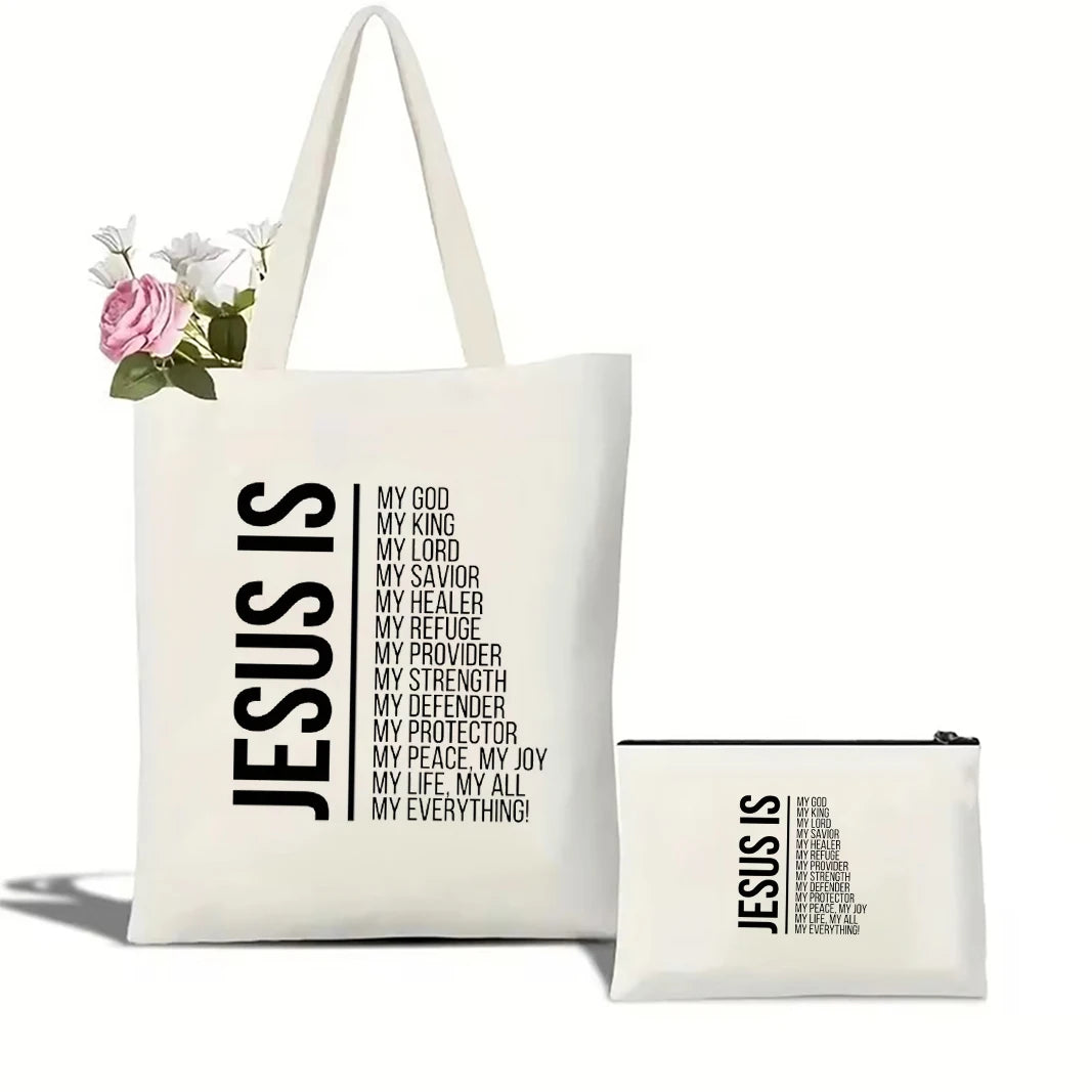 All My Hope Is in Jesus Canvas Tote Bag