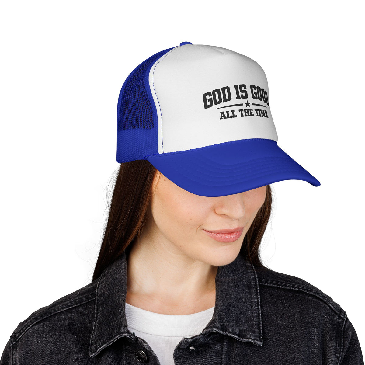 God Is Good All the Time Trucker Cap