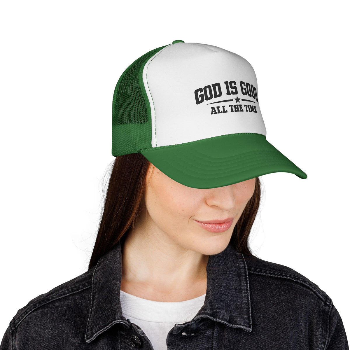 God Is Good All the Time Trucker Cap