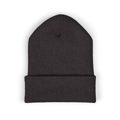 Distressed Flag & Cross Embroidered Beanie