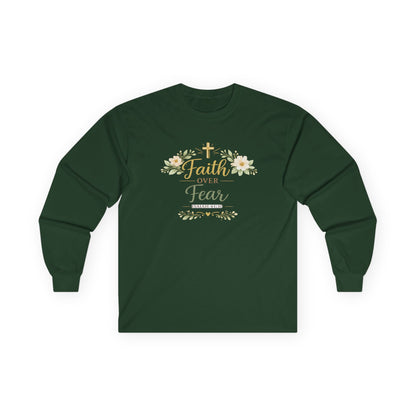 Faith Over Fear Long-Sleeve Tee