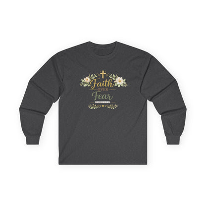 Faith Over Fear Long-Sleeve Tee