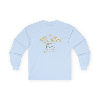 Faith Over Fear Long-Sleeve Tee