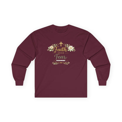 Faith Over Fear Long-Sleeve Tee