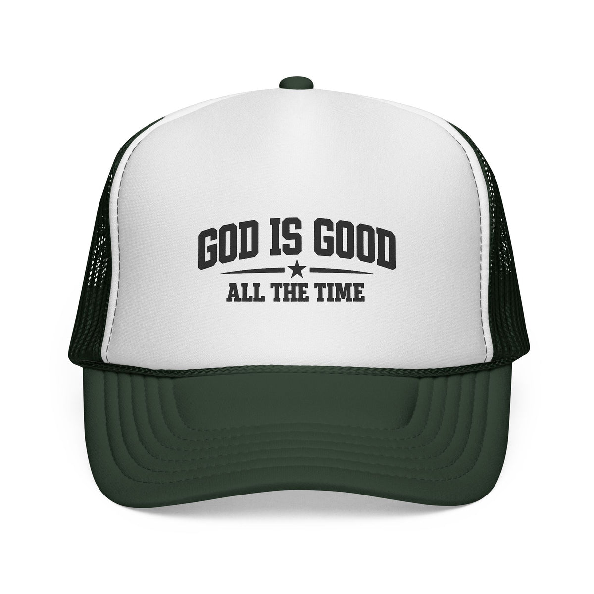God Is Good All the Time Trucker Cap