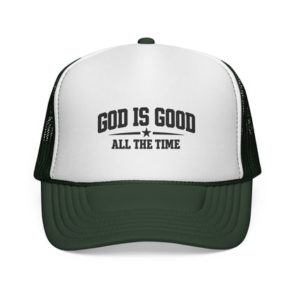 God Is Good All the Time Trucker Cap