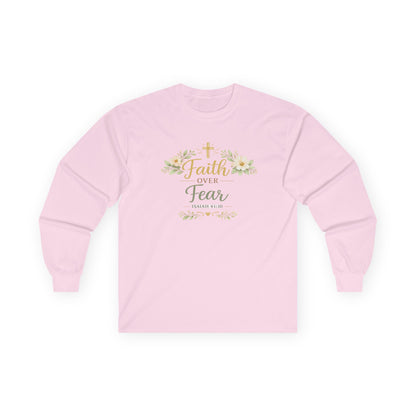 Faith Over Fear Long-Sleeve Tee