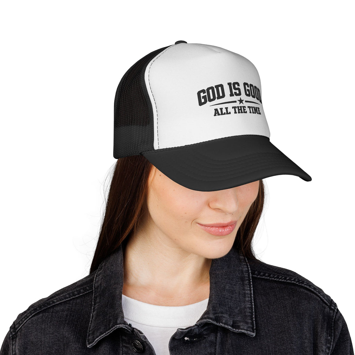 God Is Good All the Time Trucker Cap