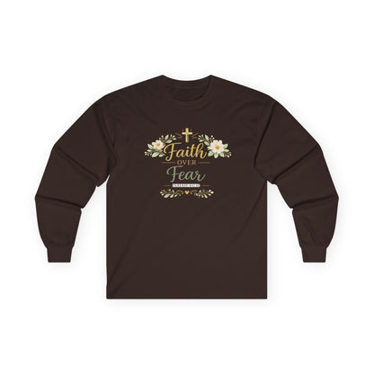 Faith Over Fear Long-Sleeve Tee
