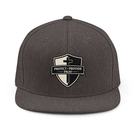 Cross Shield Snapback Hat