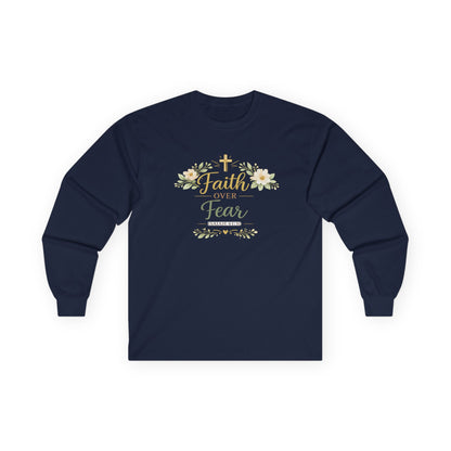 Faith Over Fear Long-Sleeve Tee
