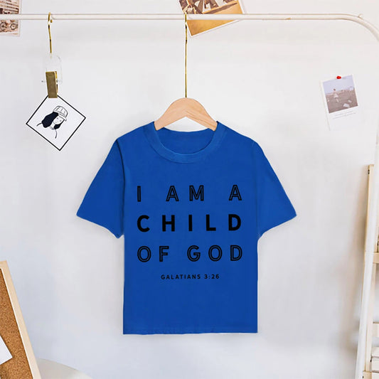 I Am a Child of God Kids Tee