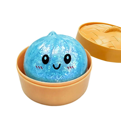 Mini Glitter Dumpling Squishy Packs