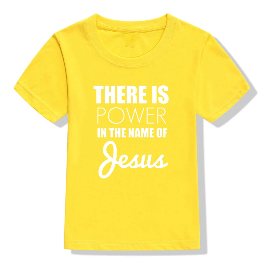 Jesus Power Kids T Shirt