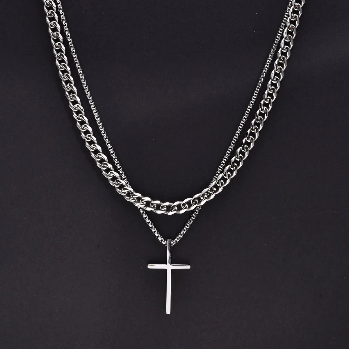Men's Cross Pendants & Necklaces