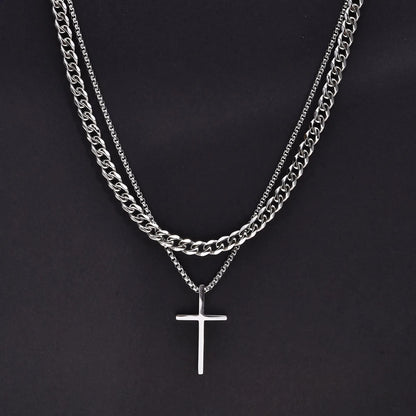 Men's Cross Pendants & Necklaces
