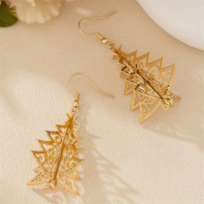 Christmas Tree Pendant Earrings