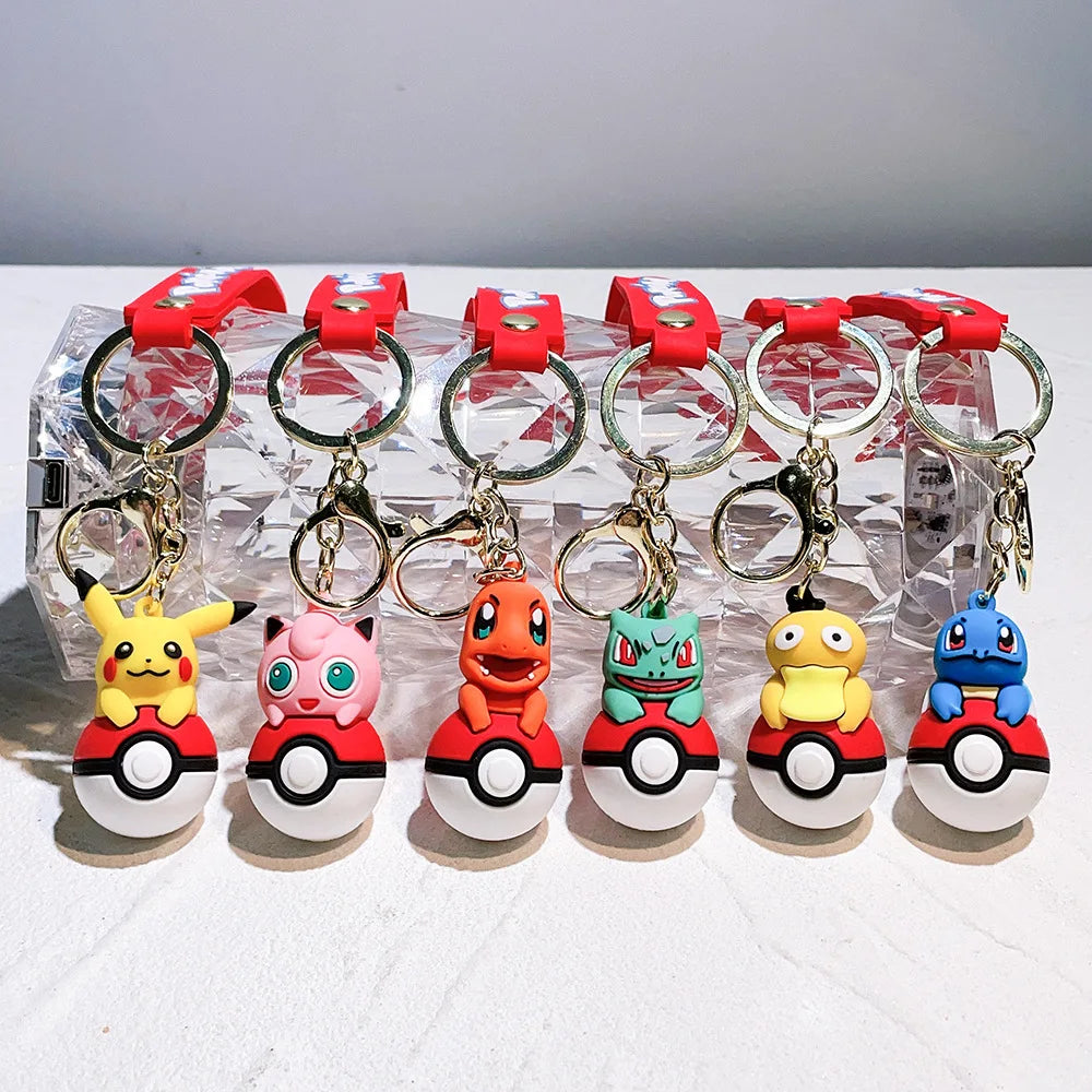 Pokéball Character Keychains & Sets