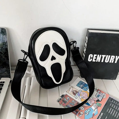 Ghost Face Halloween Crossbody Bag