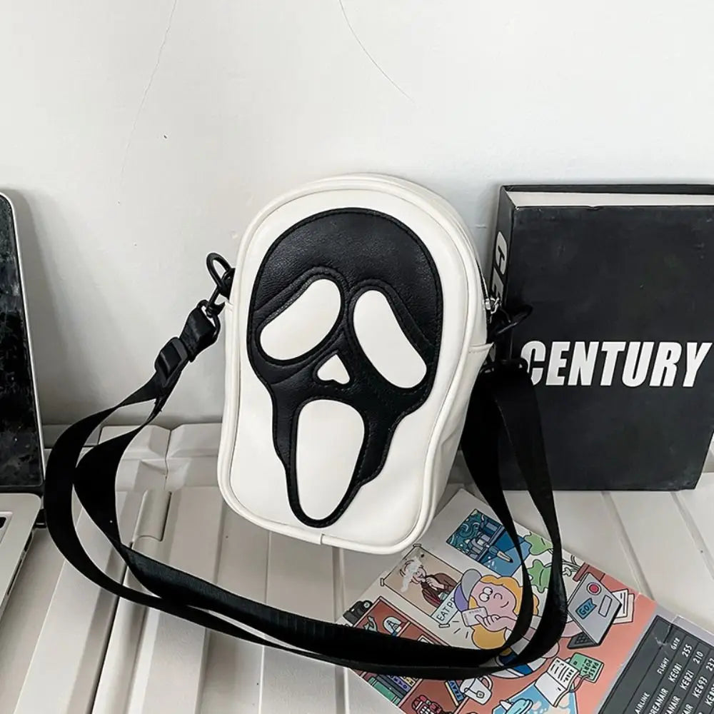Ghost Face Halloween Crossbody Bag