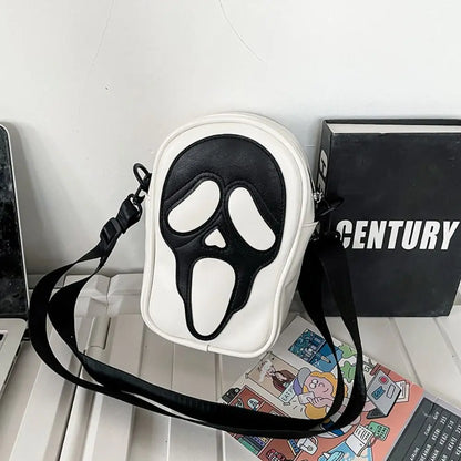 Ghost Face Halloween Crossbody Bag