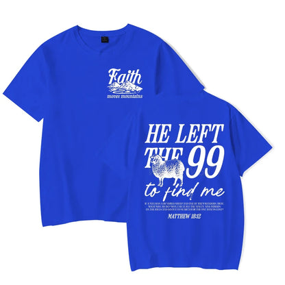 He Left the 99 Back Tee