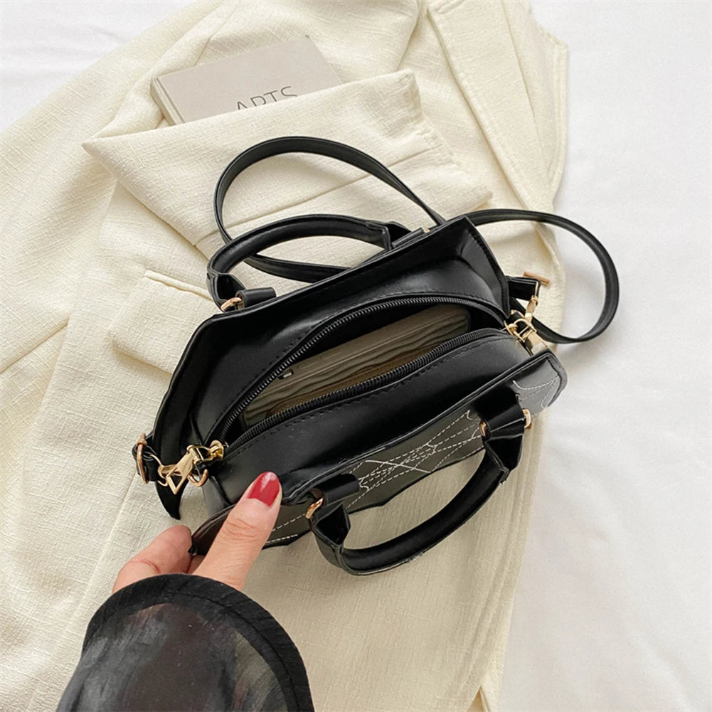 Spiderweb Halloween Crossbody Handbag