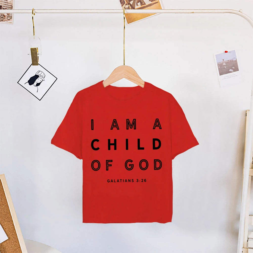 I Am A Child of God Kids Shirt