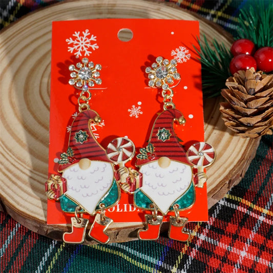 Festive Character Drop Earrings