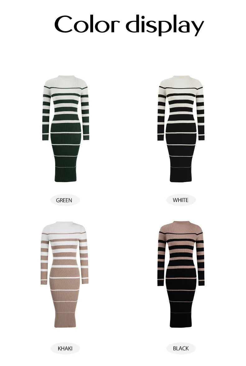 Striped Bodycon Dress