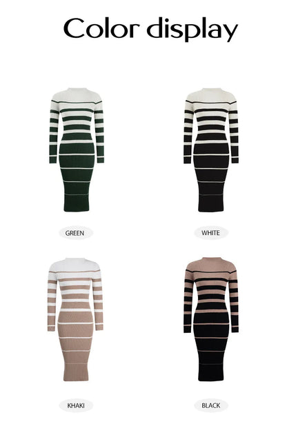 Striped Bodycon Dress