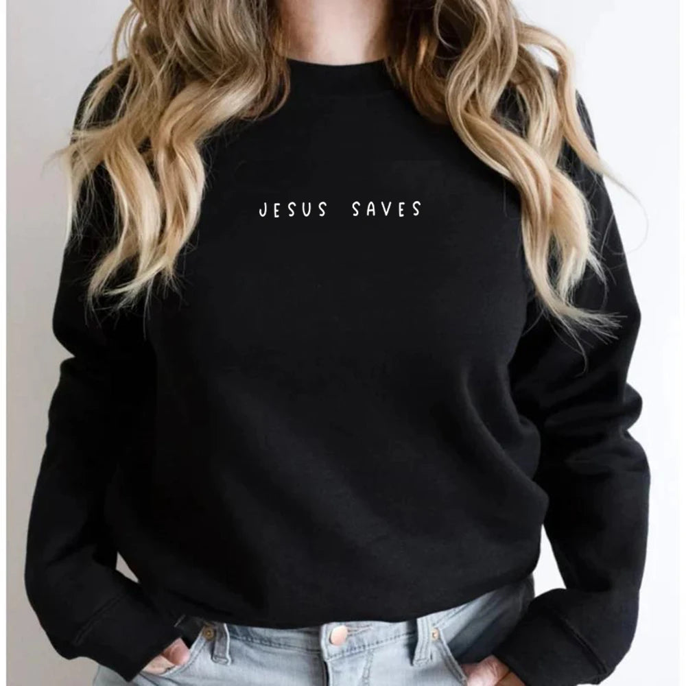 Jesus Saves Crewneck
