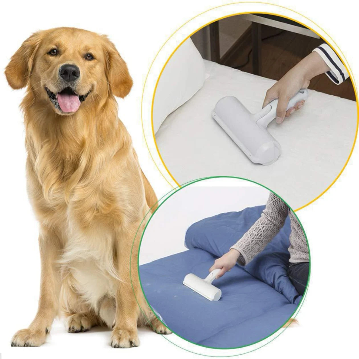 Pet Hair Roller Remover Lint Brush