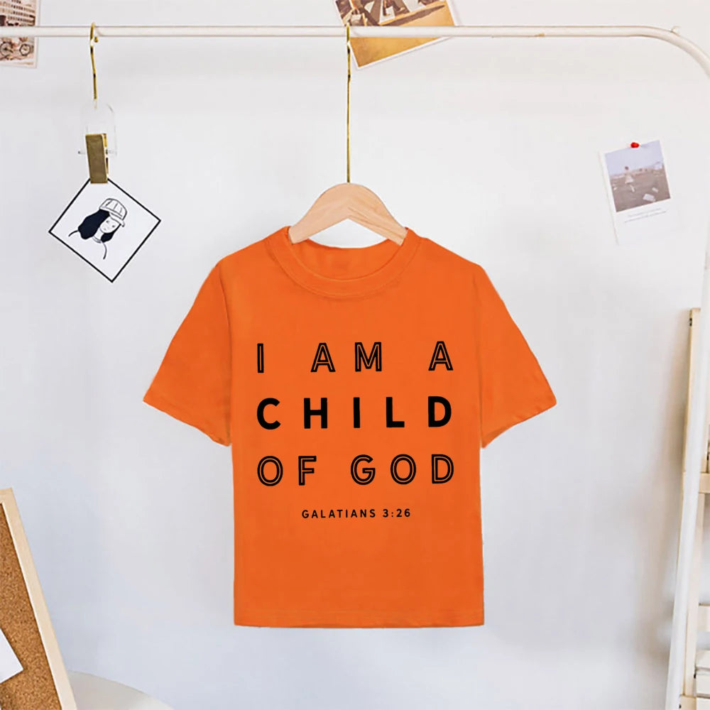 I Am A Child of God Kids Shirt