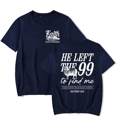 He Left the 99 Back Tee