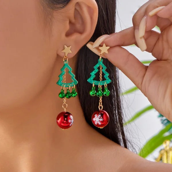 Christmas Dangle Earrings