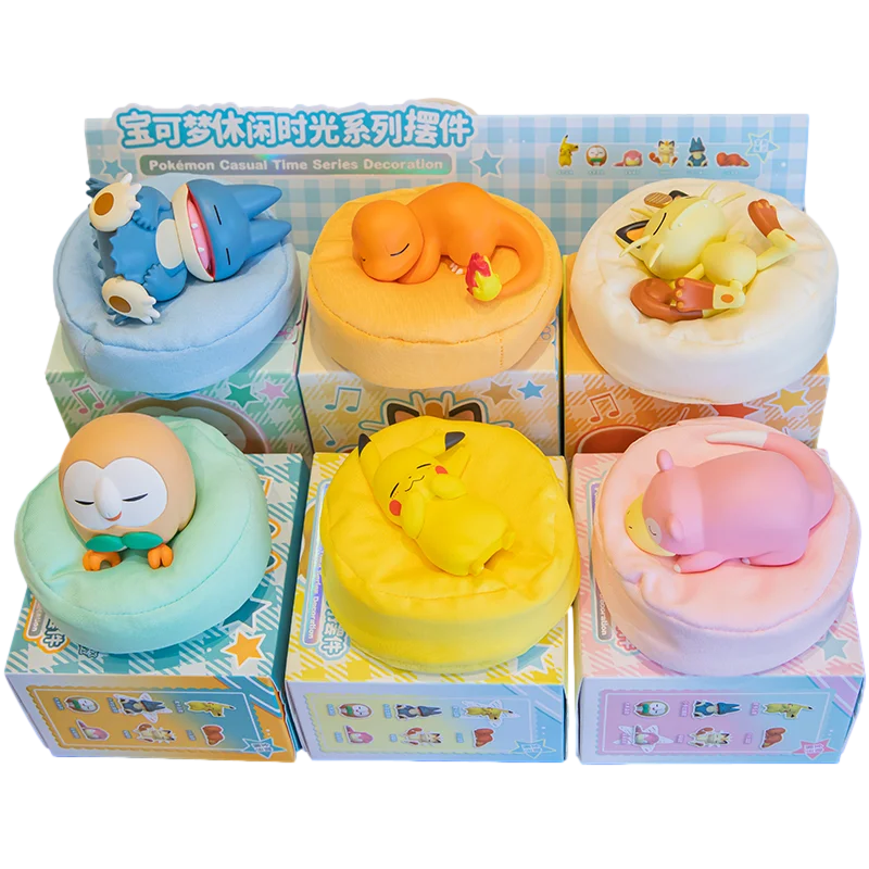 Sleeping Pokémon Figures & Eevee Blind Boxes
