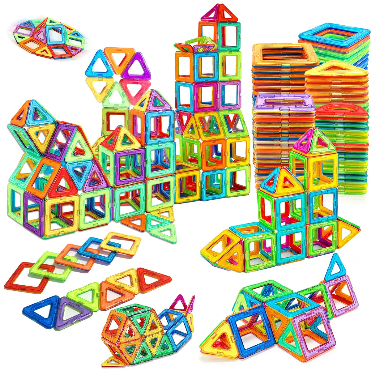 Magnetic Building Tile Sets