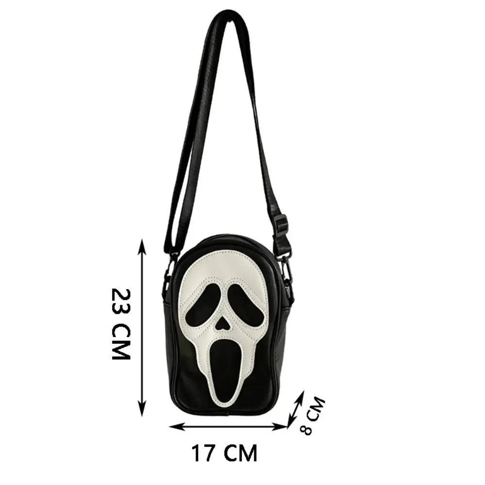 Ghost Face Halloween Crossbody Bag