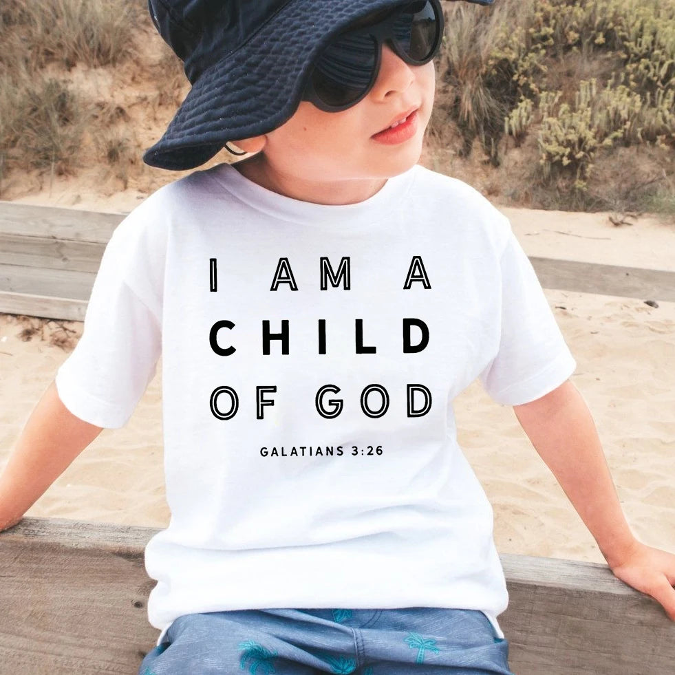 I Am A Child of God Kids Shirt