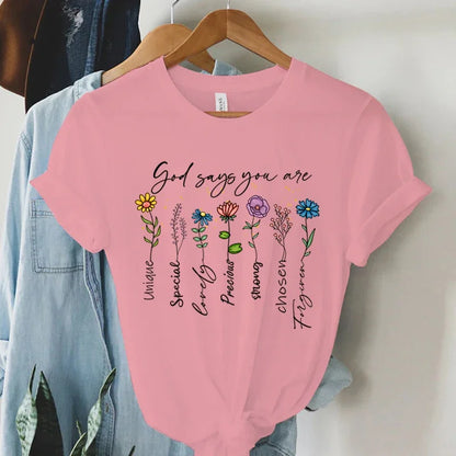 God Says You Are Unique Tee