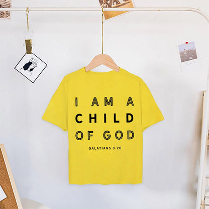 I Am A Child of God Kids Shirt