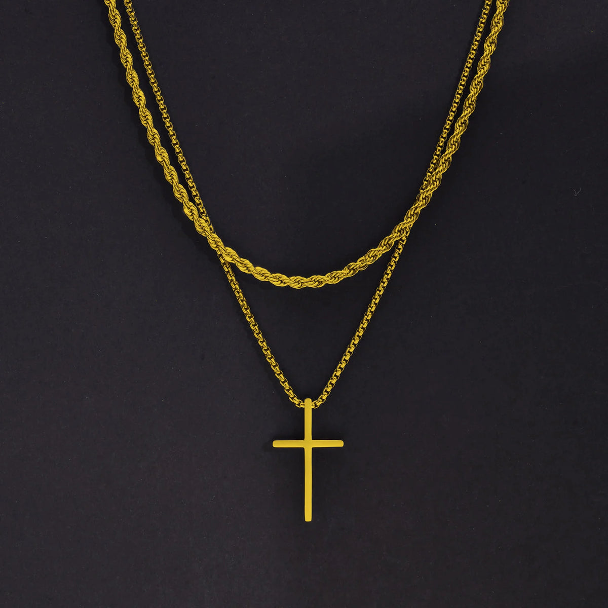 Men's Cross Pendants & Necklaces