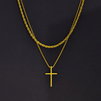 Men's Cross Pendants & Necklaces