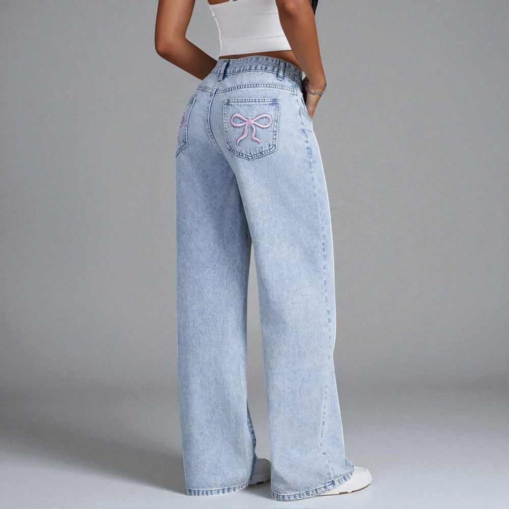 Aurora Bow Jeans Light