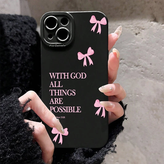 Faith & Bows Phone Case