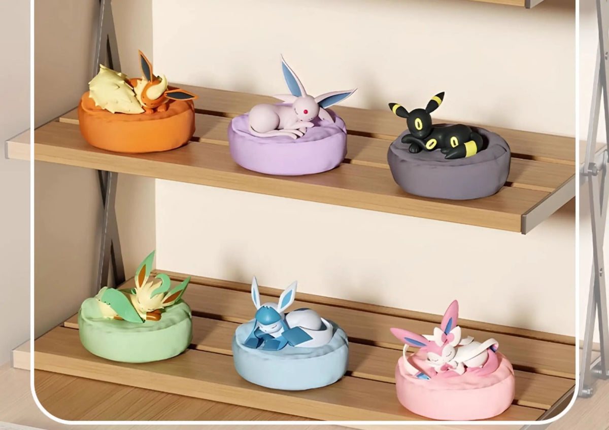 Sleeping Pokémon Figures & Eevee Blind Boxes